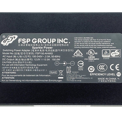 NEW Genuine FSP150 - AHAN3 150W Power Adapter – 12V 12.5A Screw Lock