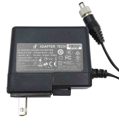 Original Adapter Tech ATS036T - W120V 36W AC Adapter 12V 3A Charger
