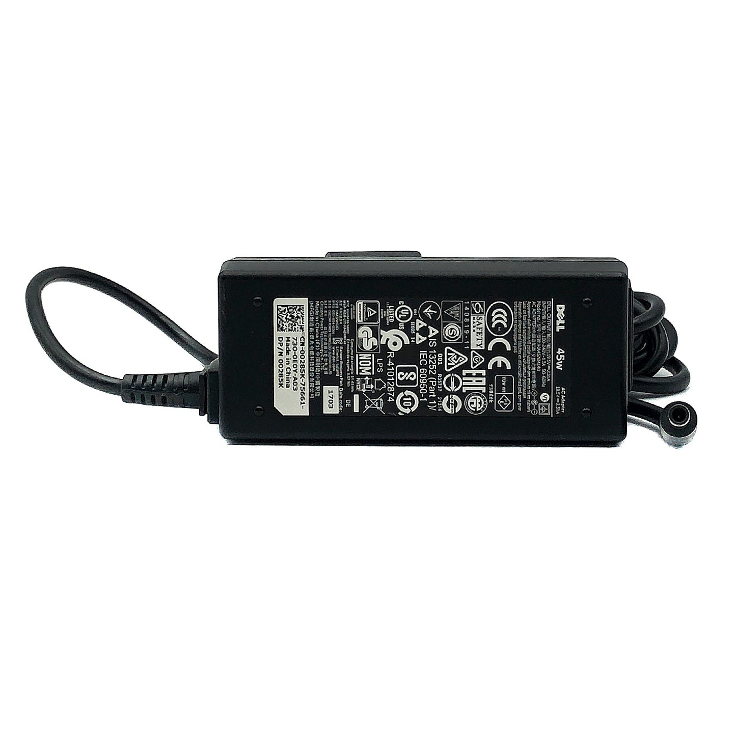 Original Dell 45W AC Power Adapter 19.5V 2.31A 4.5mm 00285K HA45NM140