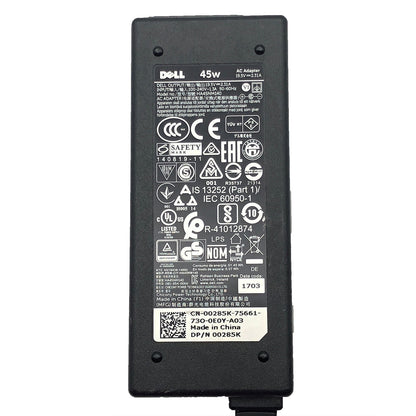Original Dell 45W AC Power Adapter 19.5V 2.31A 4.5mm 00285K HA45NM140