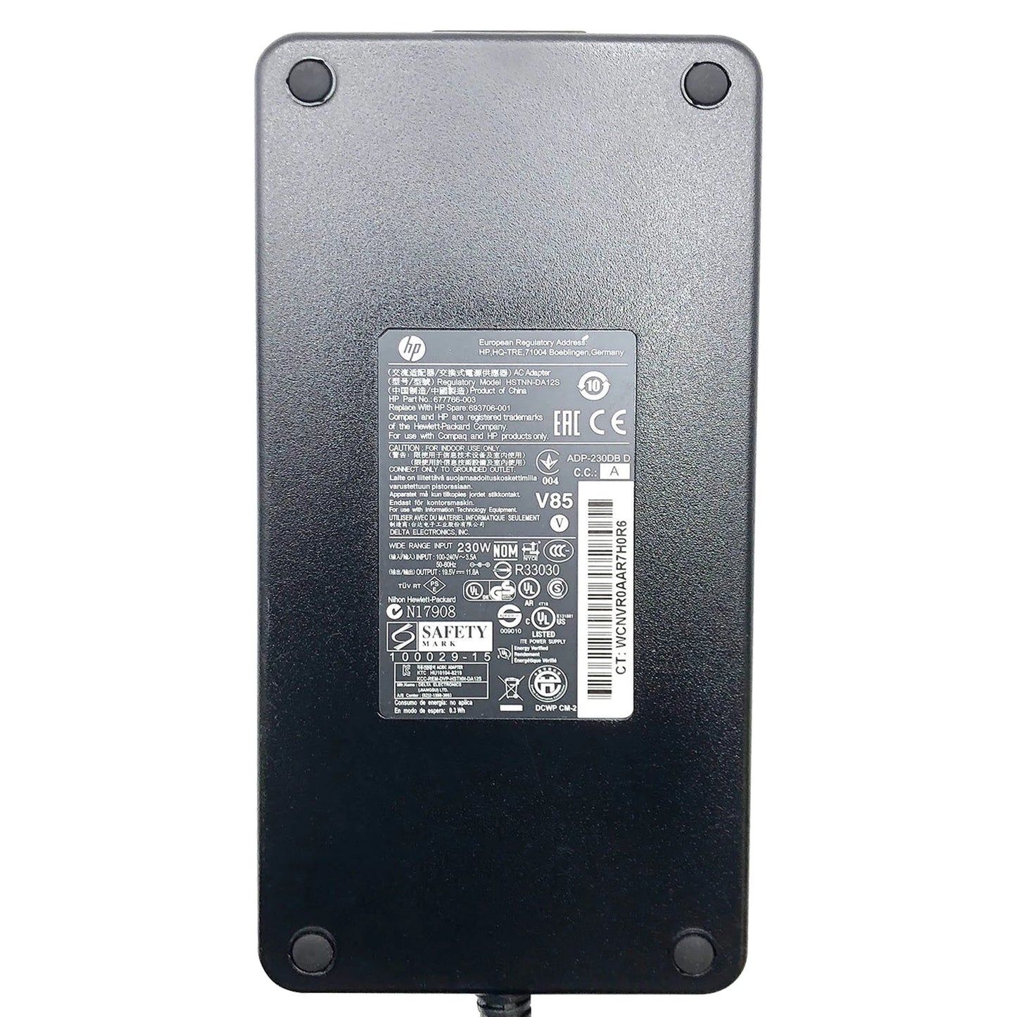 Original HP 230W AC Adapter 19.5V 11.8A Charger HSTNN - DA12S 7.4x5.0mm + Pin