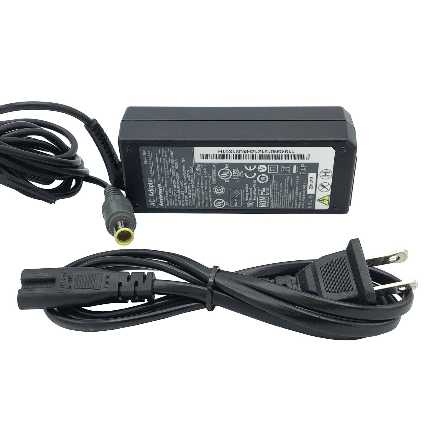 Original Lenovo 65W AC Adapter 20V 3.25A Charger 45N0121 42T4418 7.9x5.5mm + Pin