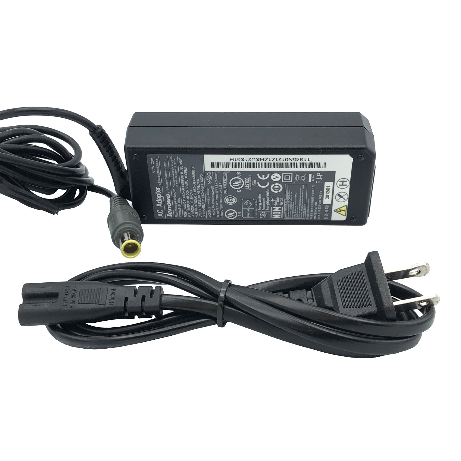 Original Lenovo 65W AC Adapter 20V 3.25A Charger 45N0121 42T4418 7.9x5.5mm + Pin