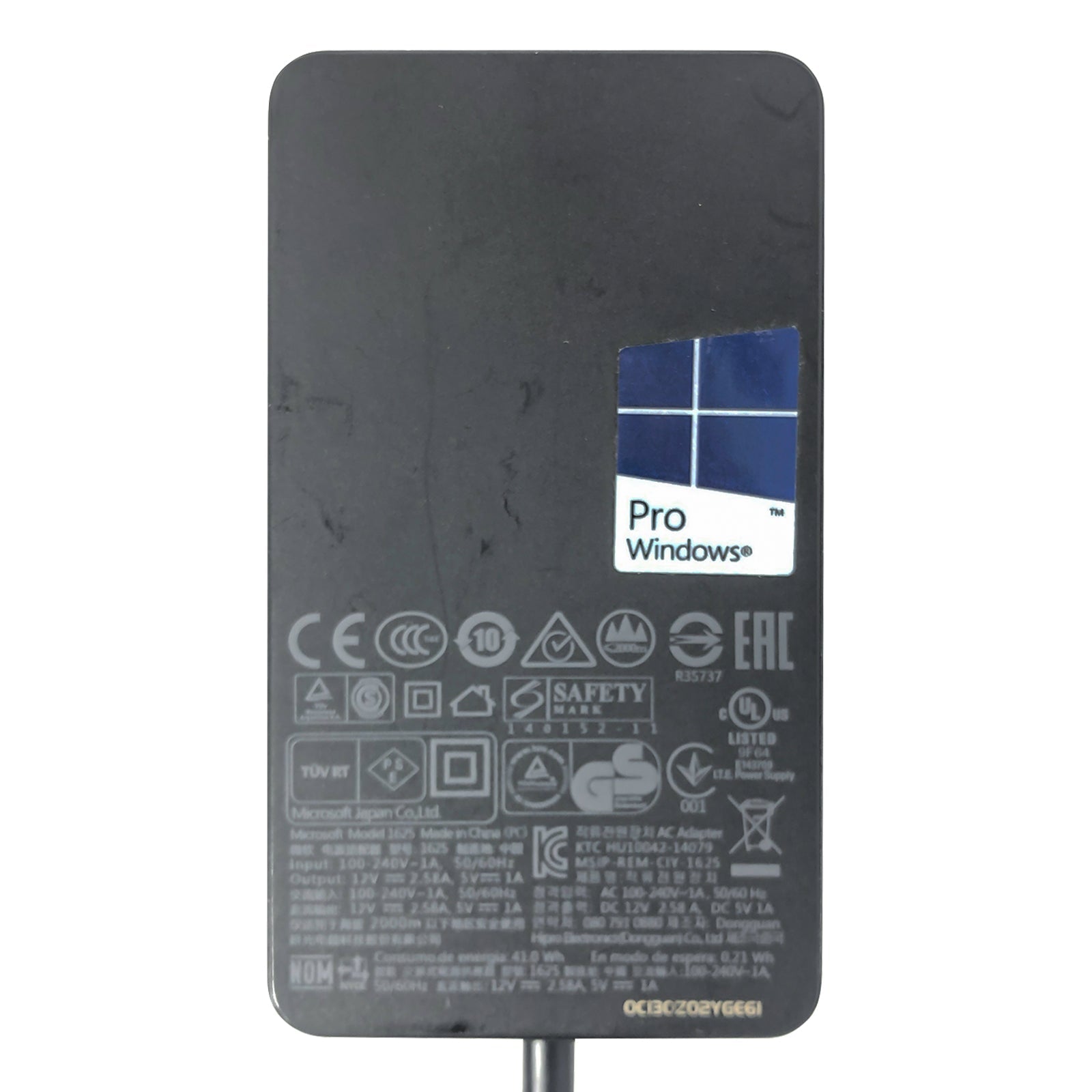 Original Microsoft 36W Surface AC Adapter 1625 SU10528 - 14002 – 12V 2.58A with Surface Connect