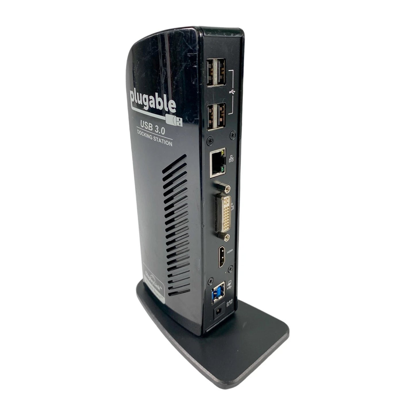 Plugable D - 3900 USB 3.0 Docking Station – Dual Monitor HDMI, 12 - in - 1