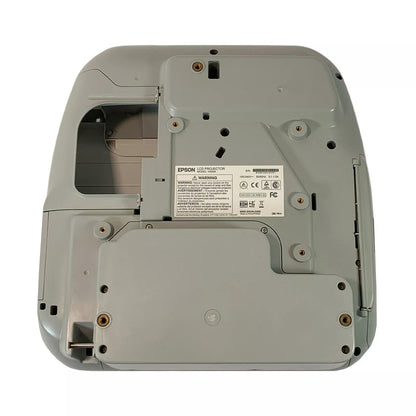 Bottom view showing mounting points and base panel