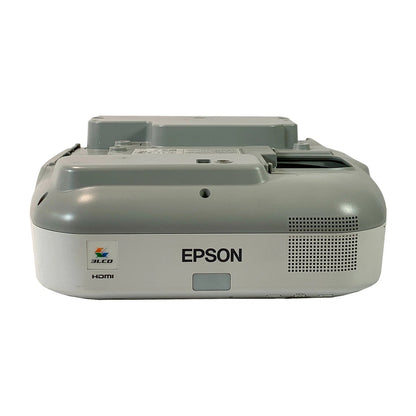 Front view showing upside down ultra short throw