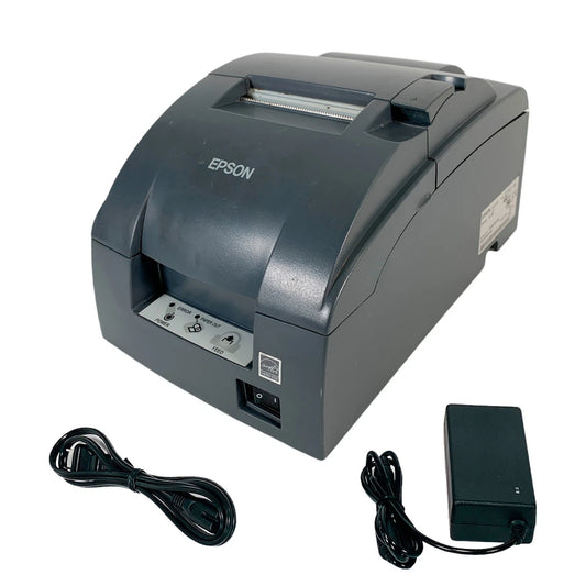 Epson TM-U220B M188B Dot Matrix POS Receipt Kitchen Printer IDN with AC Adapter