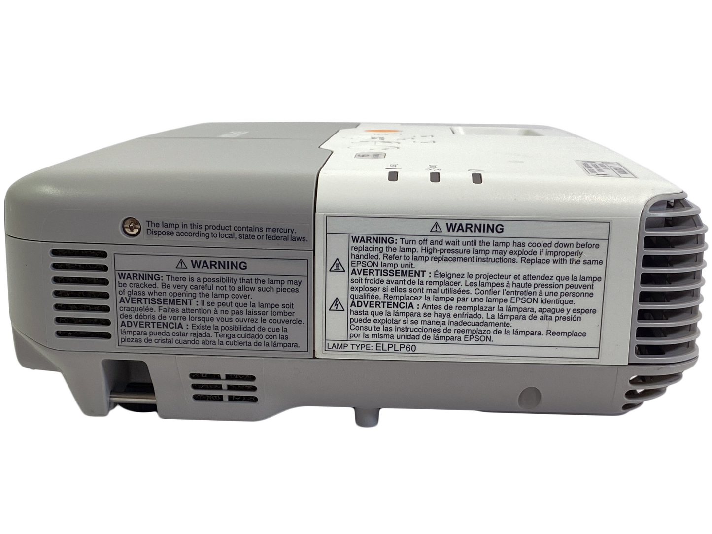 Epson PowerLite 95 3LCD Projector Refurbished HD 1080i HDMI Remote bundle
