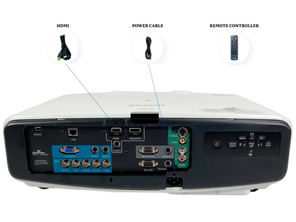 Epson G6450WU 3LCD Projector WUXGA 4500 ANSI Cimena & Movie Full HD HDMI Bundle