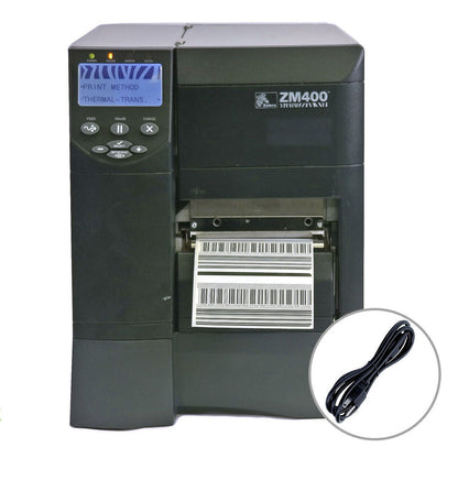 Zebra ZM400 200dpi Thermal Transfer Label Printer USB LAN