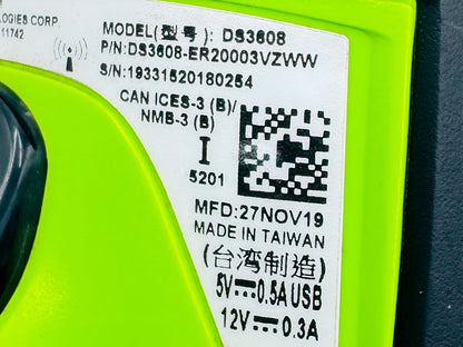 Zebra DS3608-ER20003VZWW Ultra Rugged Extended Range 1D/2D Barcode Scanner