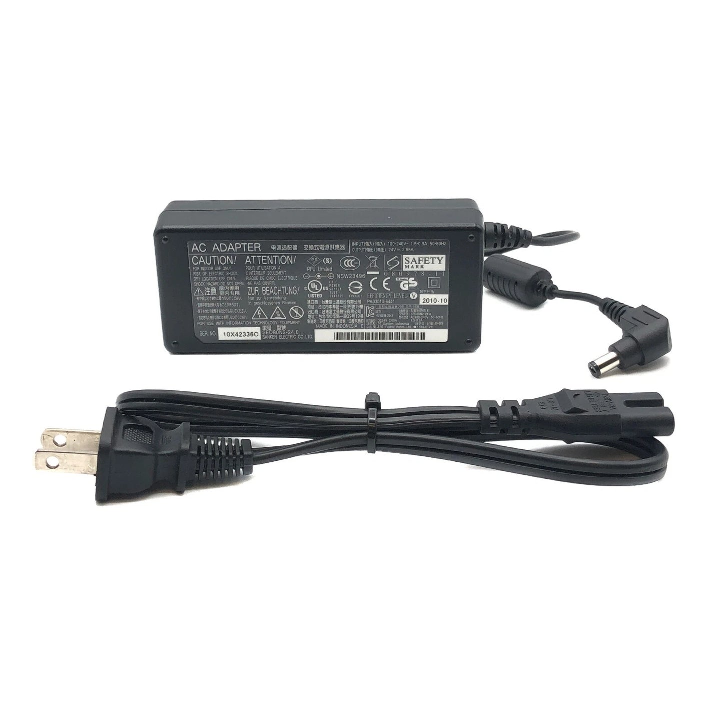 Genuine Fujitsu AC Charger Adapter for Fujitsu Image Scanner FI-Series