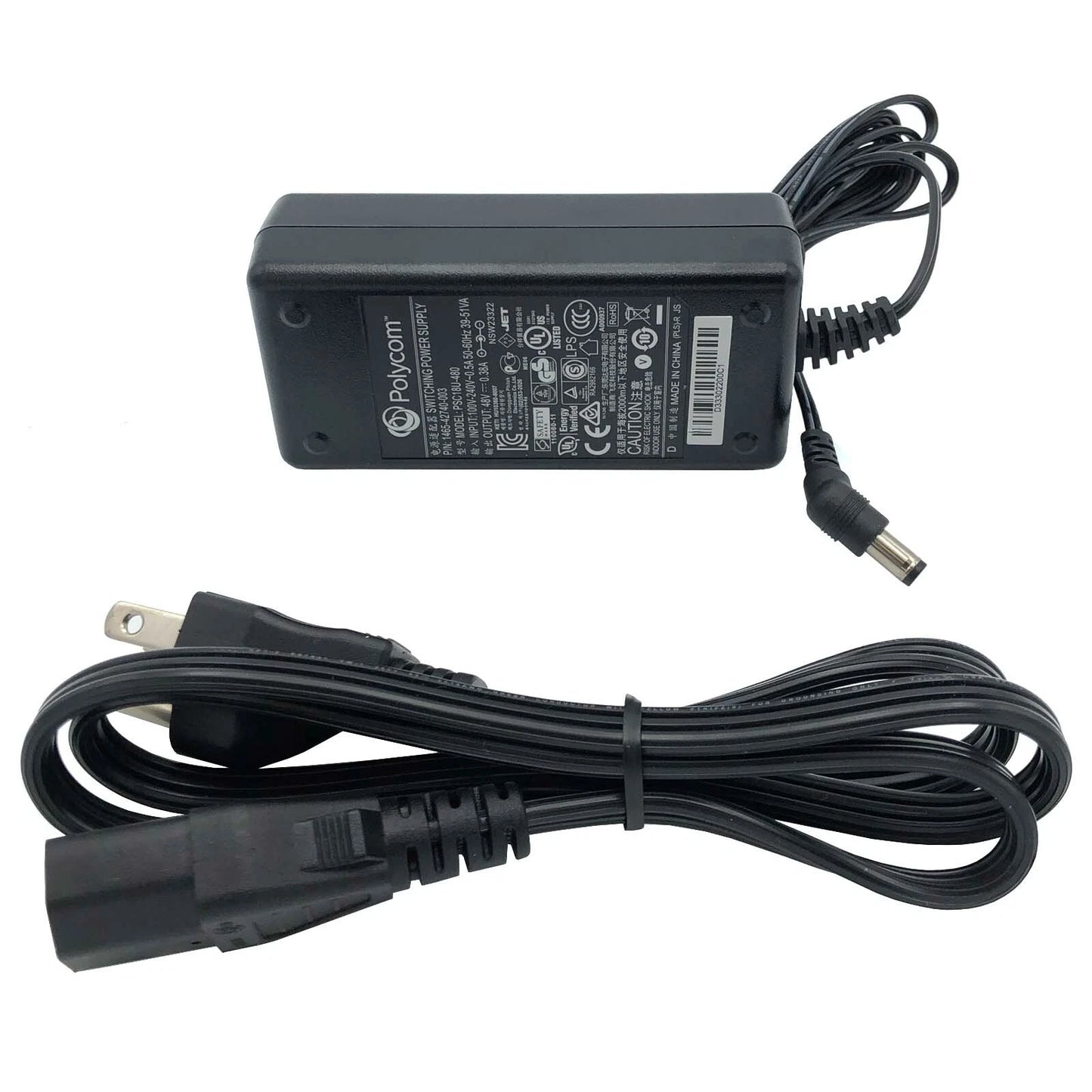 Original Polycom AC Power Supply Adapter PSC18U-480 34-1977-05 Charger