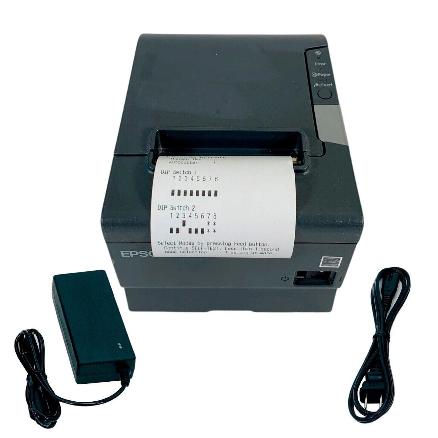 Epson TM-T88V POS Compact Thermal Receipt Printer USB Serial for Square