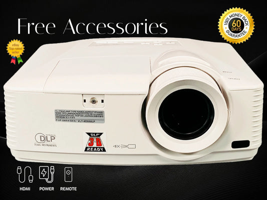3500 Lumens DLP Projector 16:10 3D for Powerpoint Commercial Video Presentation