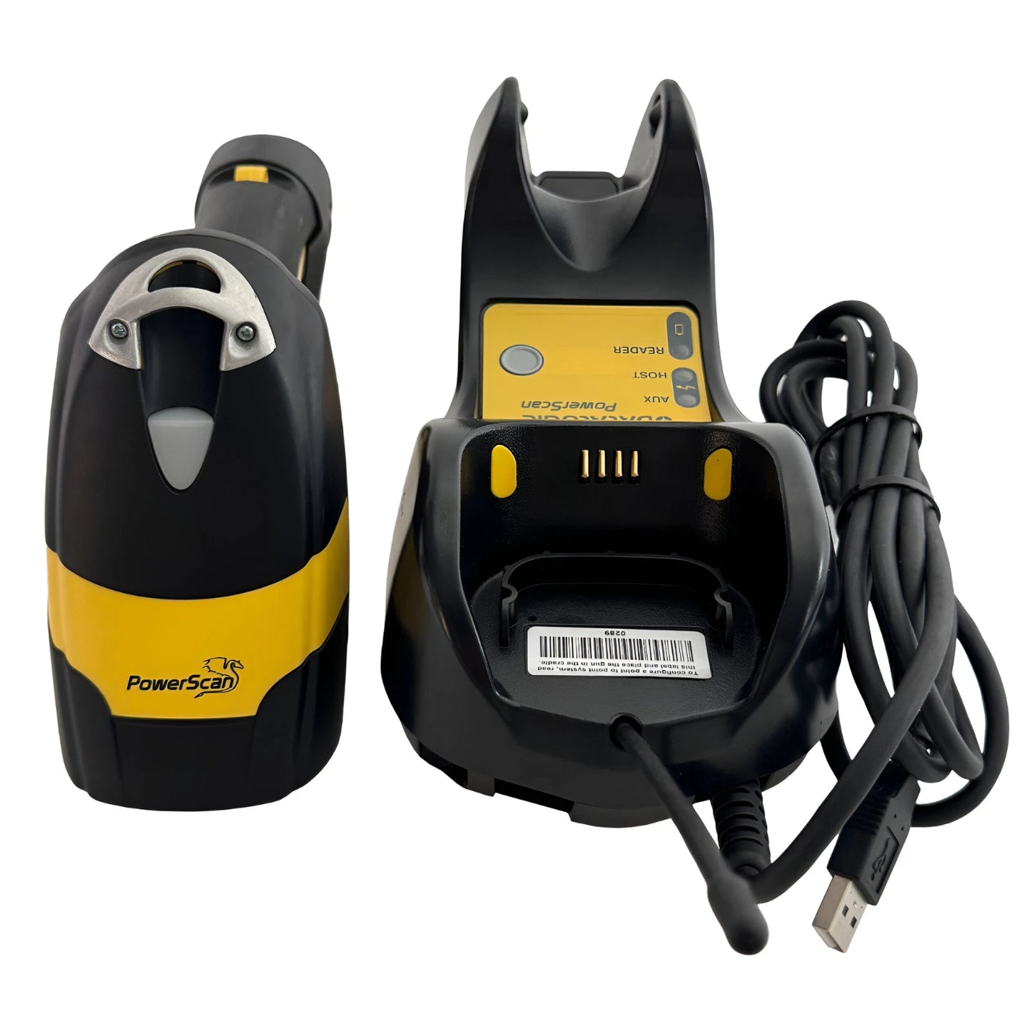 Datalogic PowerScan M8300 910MHz Wireless Barcode Scanner with Cradle USB