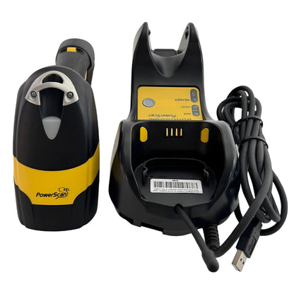 Datalogic PowerScan M8300 910MHz Wireless Barcode Scanner with Cradle USB