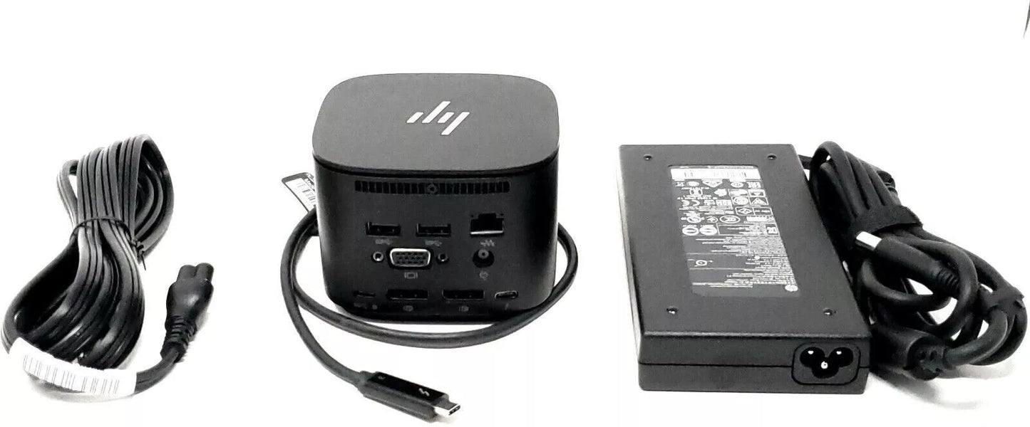 HP HSN-IX01 Thunderbolt G2 Docking Station 2UK37UT#ABA w/Adapter