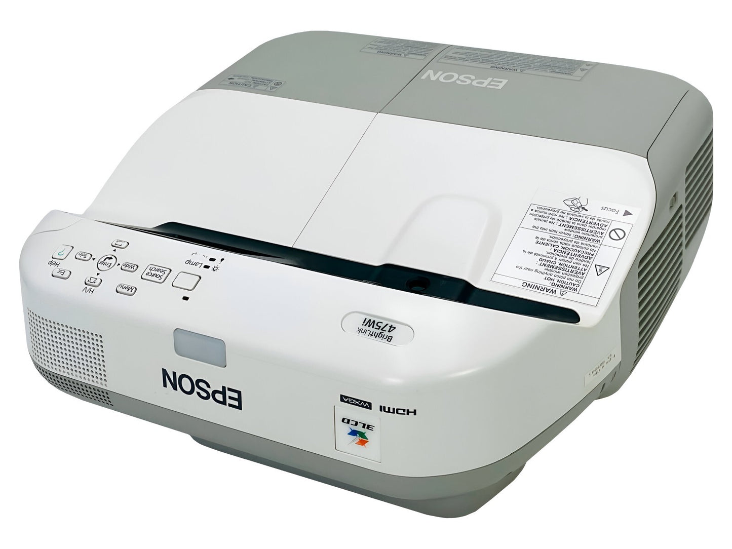 Epson BrightLink 475Wi 1080i 3LCD Projector UST 2600 Lumens WXGA