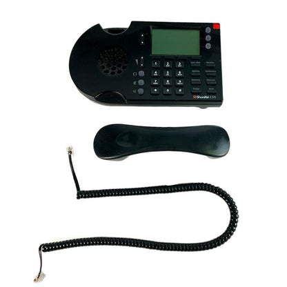 ShoreTel 230 Black VoIP Business Office Desktop IP Phone PoE without Stand