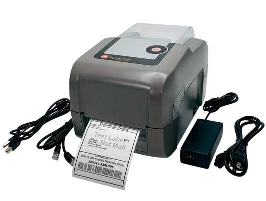 Datamax E-4205A E-Class Mark III Direct Thermal Label Printer USB LAN w/Adapter