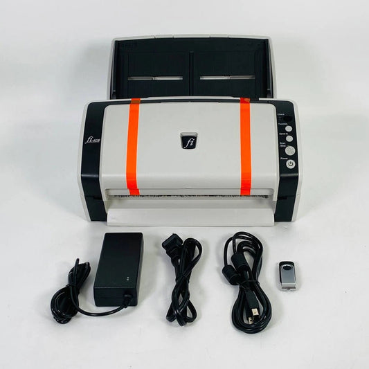 Fujitsu Fi-6130 Color Duplex Sheet-Fed Scanner with Adapter USB Setup Drivers