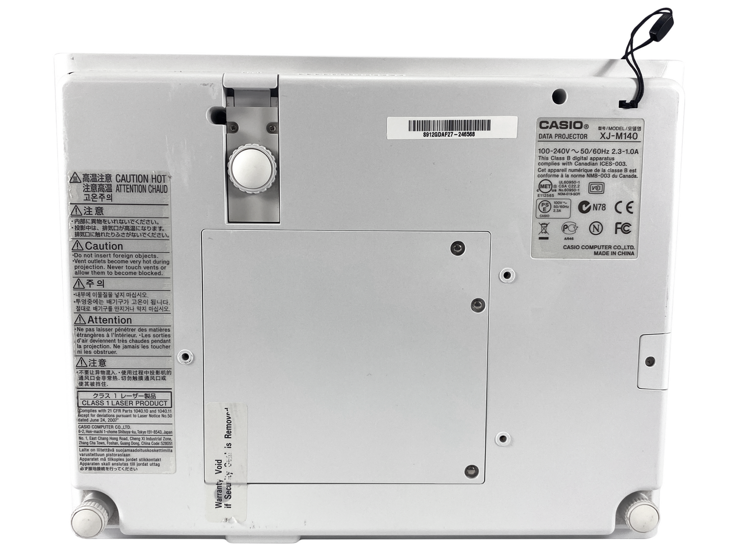 Casio XJ-M140 DLP Projector 4K 2500 Lumens Long Life Light Source