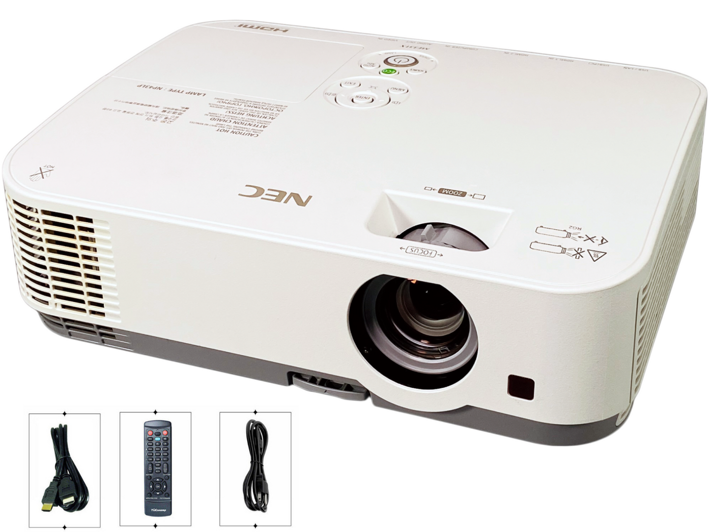 NEC ME331X 3LCD Projector XGA 3300 Lumens Full HD HDMI