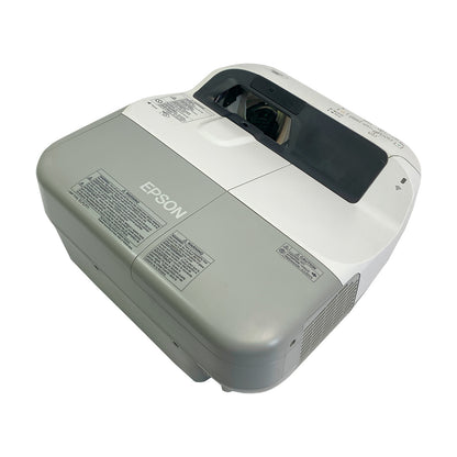 Epson PowerLite 470 3LCD Projector Ultra Short Throw H456A HDMI LAN w/Bundle