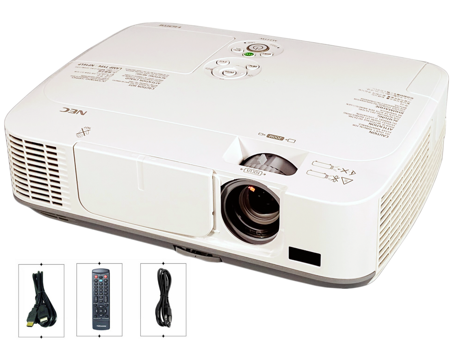 NEC NP-M311W 3LCD Projector 3,100 Lumens Full HD WXGA HDMI