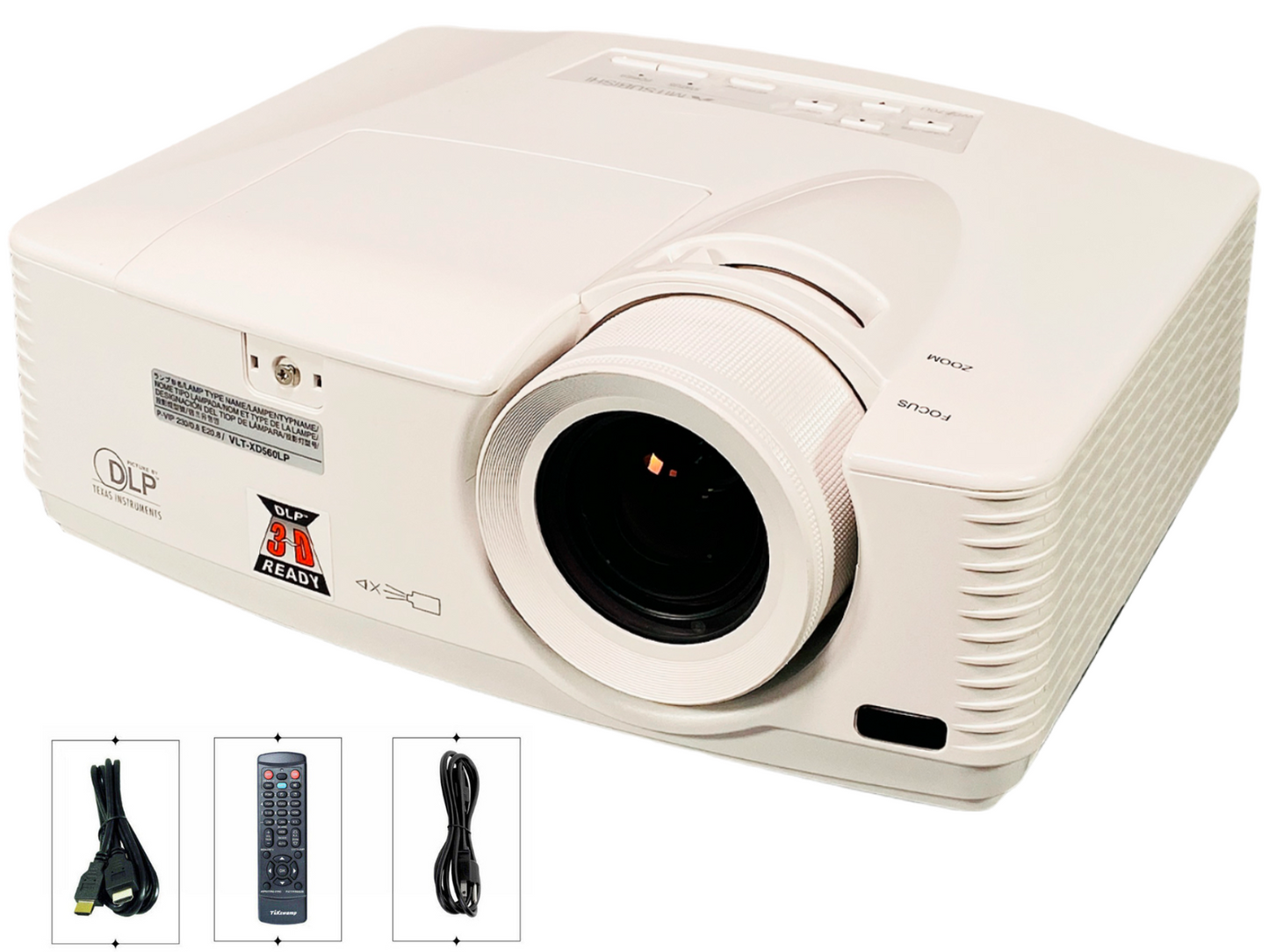 Mitsubishi WD570U - DLP Projector 3,500 Lumens PC 3D Ready Full HD
