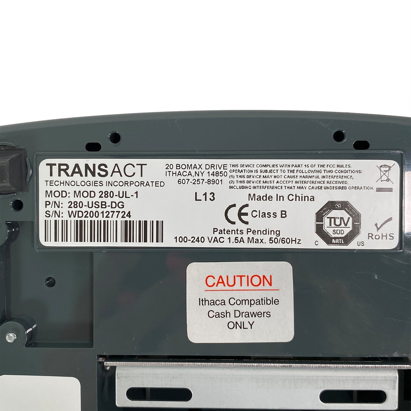 TransAct Ithaca iTherm 280 Thermal POS Receipt Printer