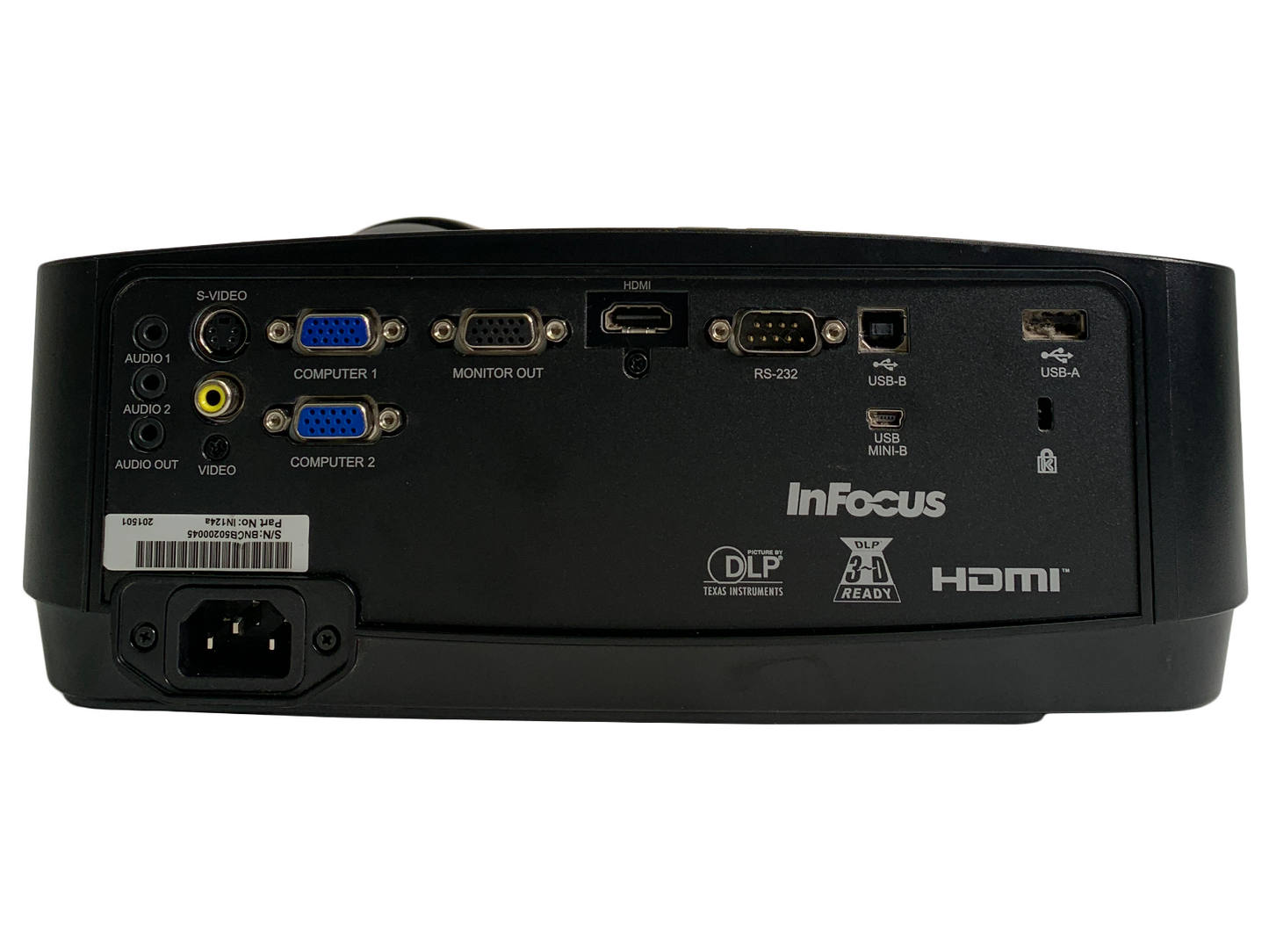 InFocus IN124a DLP Projector Portable Professional 3500 Lumens HD 1080p 3D HDMI
