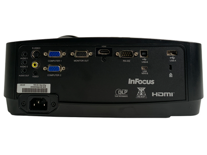 InFocus IN124a DLP Projector Portable Professional 3500 Lumens HD 1080p 3D HDMI