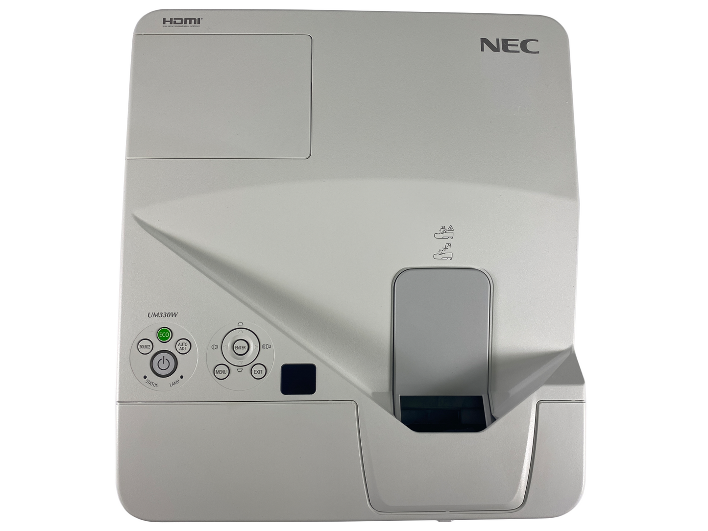 NEC NP-UM330W 3LCD Projector WXGA Ultra Short Throw 3300 ANSI HD HDMI w/Bundle