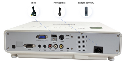 Casio XJ-M141 - DLP Projector Laser/LED Hybrid 2500 Lumens FHD with Accessories