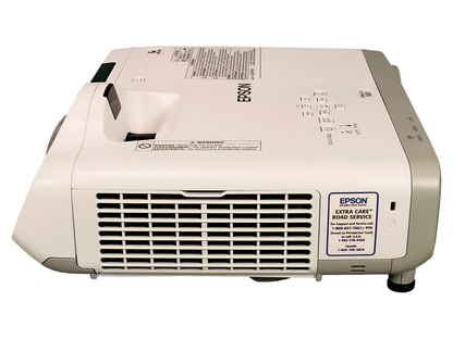 Epson PowerLite 520 3LCD Projector Short-Throw 2700 Lumens with Accessories Bundle