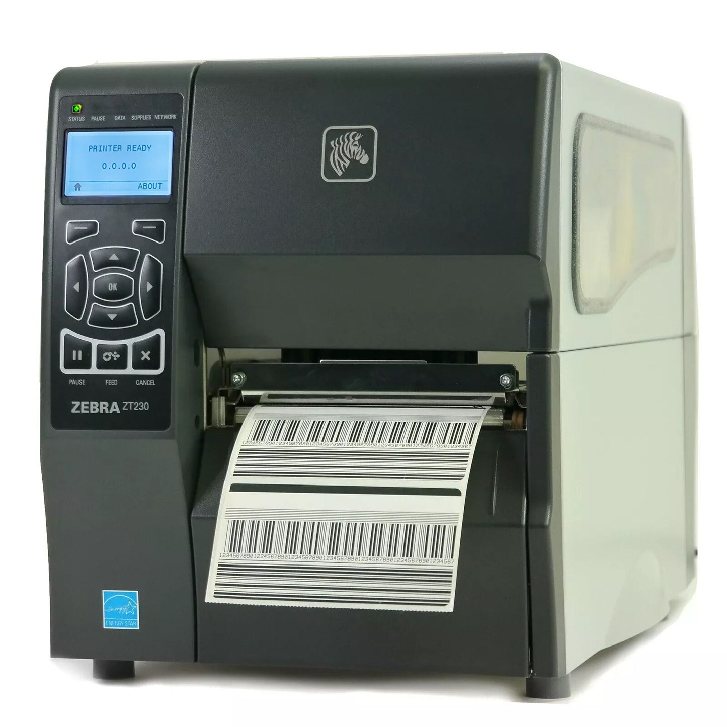 Zebra ZT230 Direct Thermal Industrial Barcode Printer Ethernet USB NEW PRINTHEAD