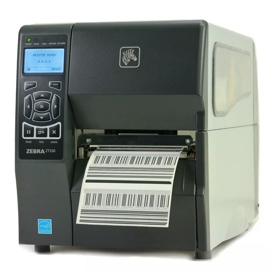 Zebra ZT230 Direct Thermal Industrial Barcode Printer Ethernet USB NEW PRINTHEAD