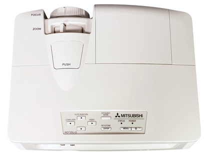 Mitsubishi WD720U-G DLP Projector 4,300 Lumens PC 3D Ready