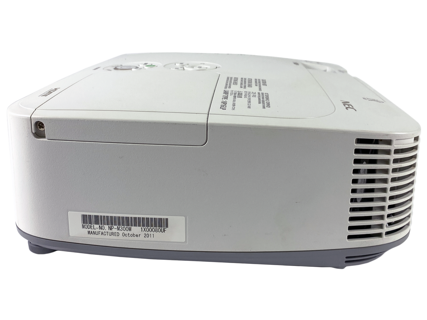 NEC NP-M300W 3LCD Projector 3000 ANSI 1080p Included: HDMI, Remote, Power cable