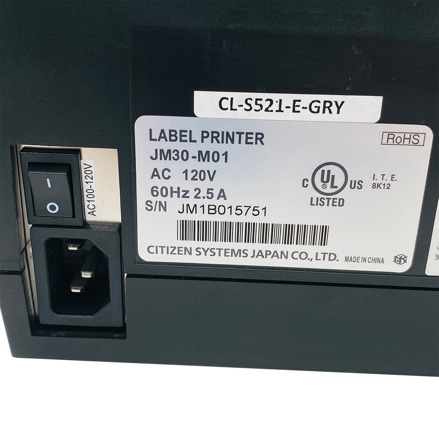 Citizen CL-S521 Industrial Direct Thermal Label Printer USB LAN