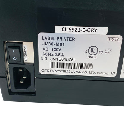 Citizen CL-S521 Industrial Direct Thermal Label Printer USB LAN