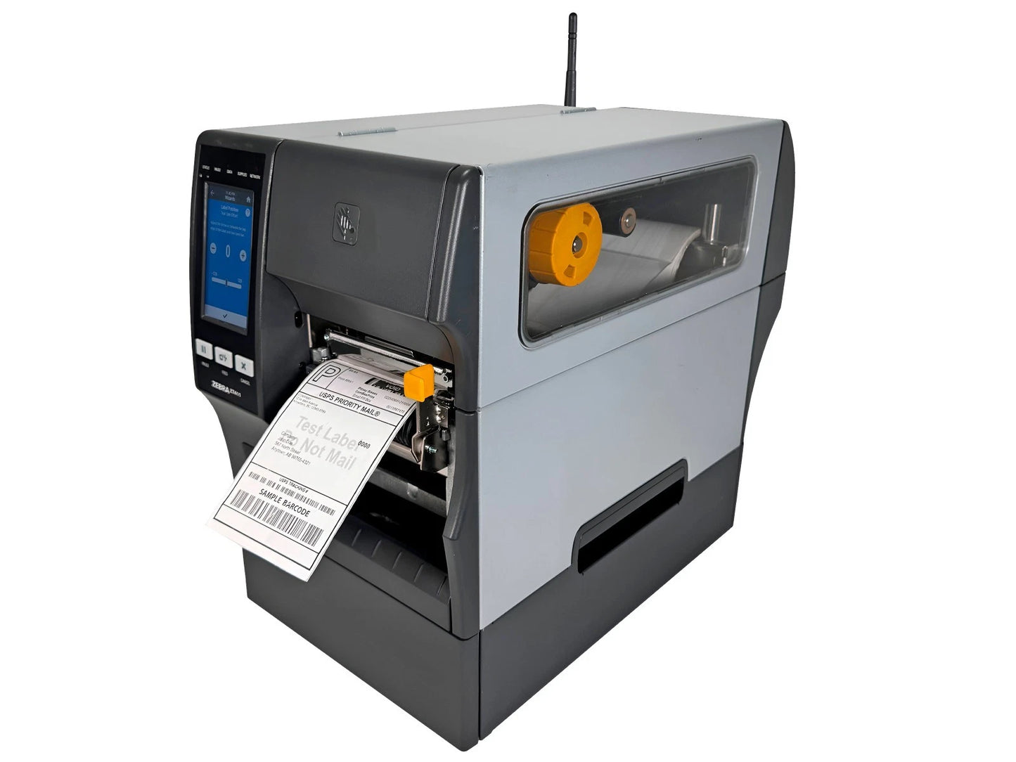 Zebra ZT411 Wireless Thermal Transfer Label Printer – 300 DPI, Peel Rewind, LAN USB WiFi
