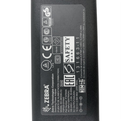 Zebra FSP025-DYAA3 AC Power Supply 25W For QLn220 QLn320 QLn420 Printers W/P.Cord Genuine