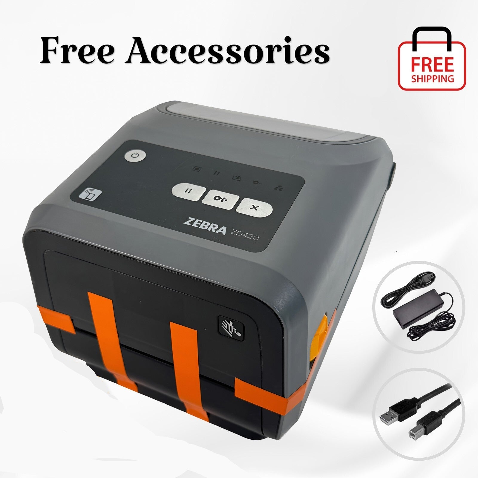 Zebra printer with free accessories