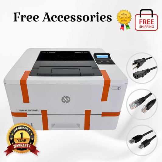 CERTIFIED REFURBISHED🥇HP LaserJet Pro M402n Workgroup Printer come with TONER🔥