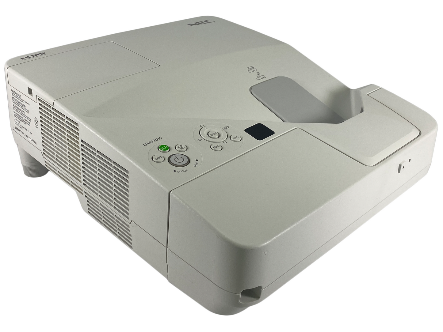 NEC NP-UM330W 3LCD Projector WXGA Ultra Short Throw 3300 ANSI HD HDMI w/Bundle
