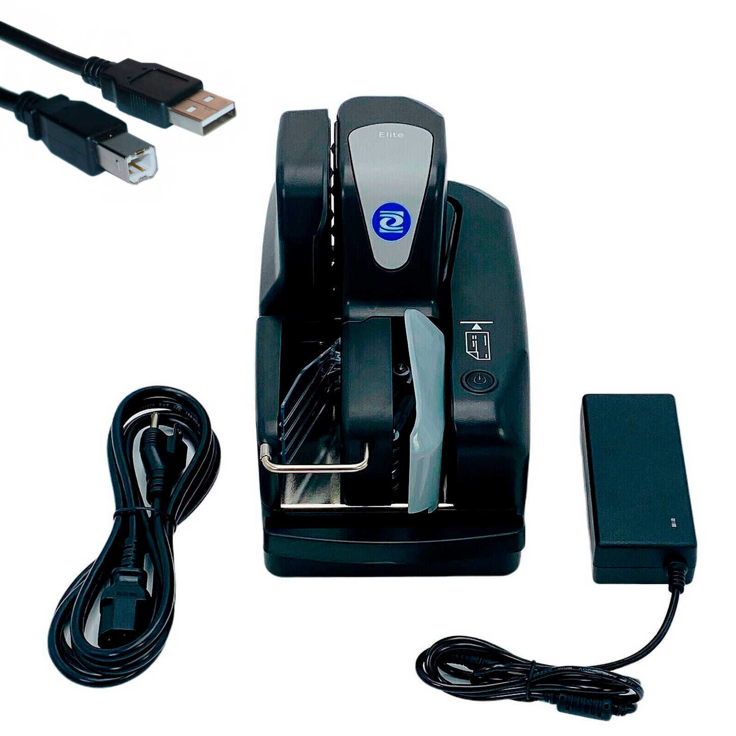 Lot of 10 Digital Check SSX1-ELITE-FS SmartSource Expert Elite Check Scanner w/Adapter & USB